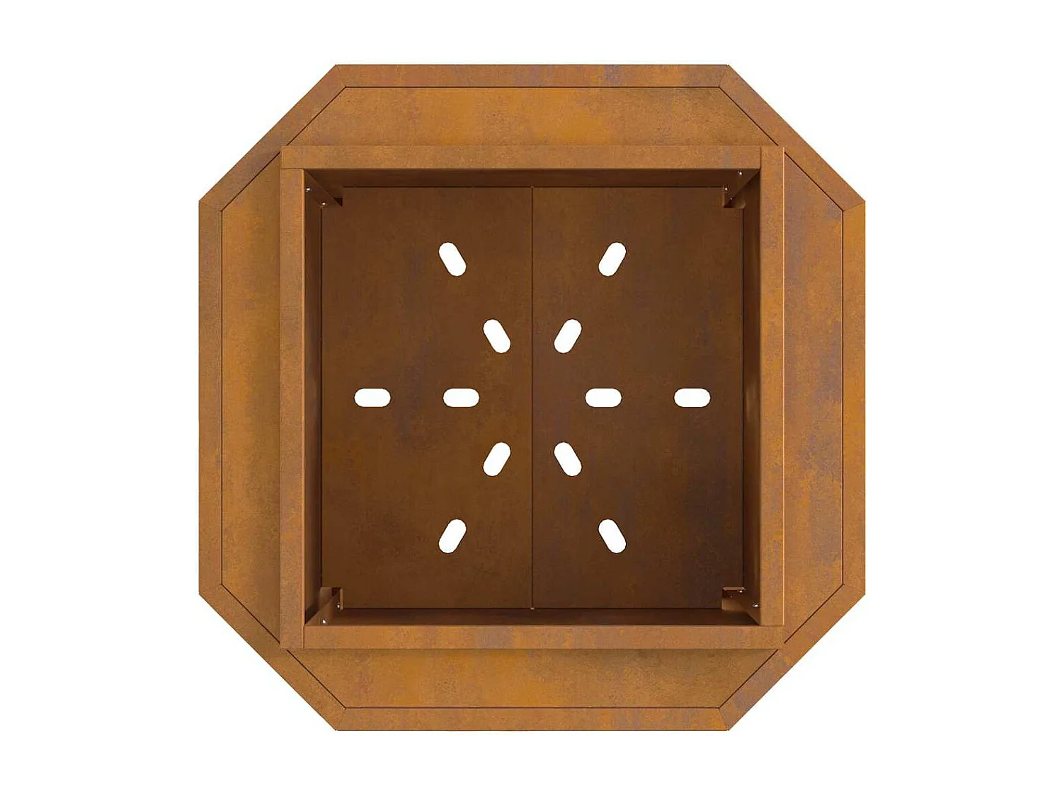 Foyer sans fumée Marron 48 x 48 x 51 cm Acier