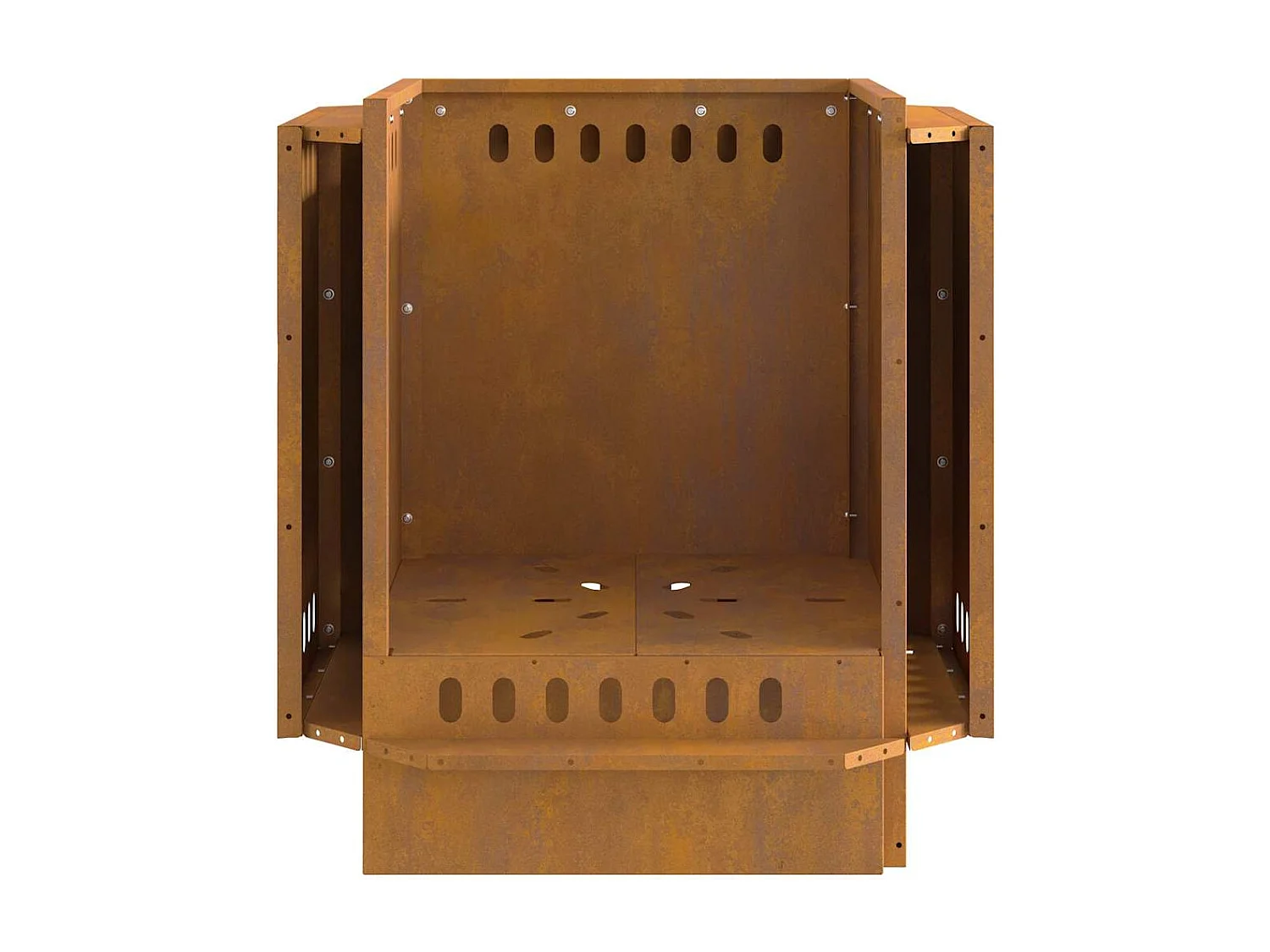 Foyer sans fumée Marron 48 x 48 x 51 cm Acier