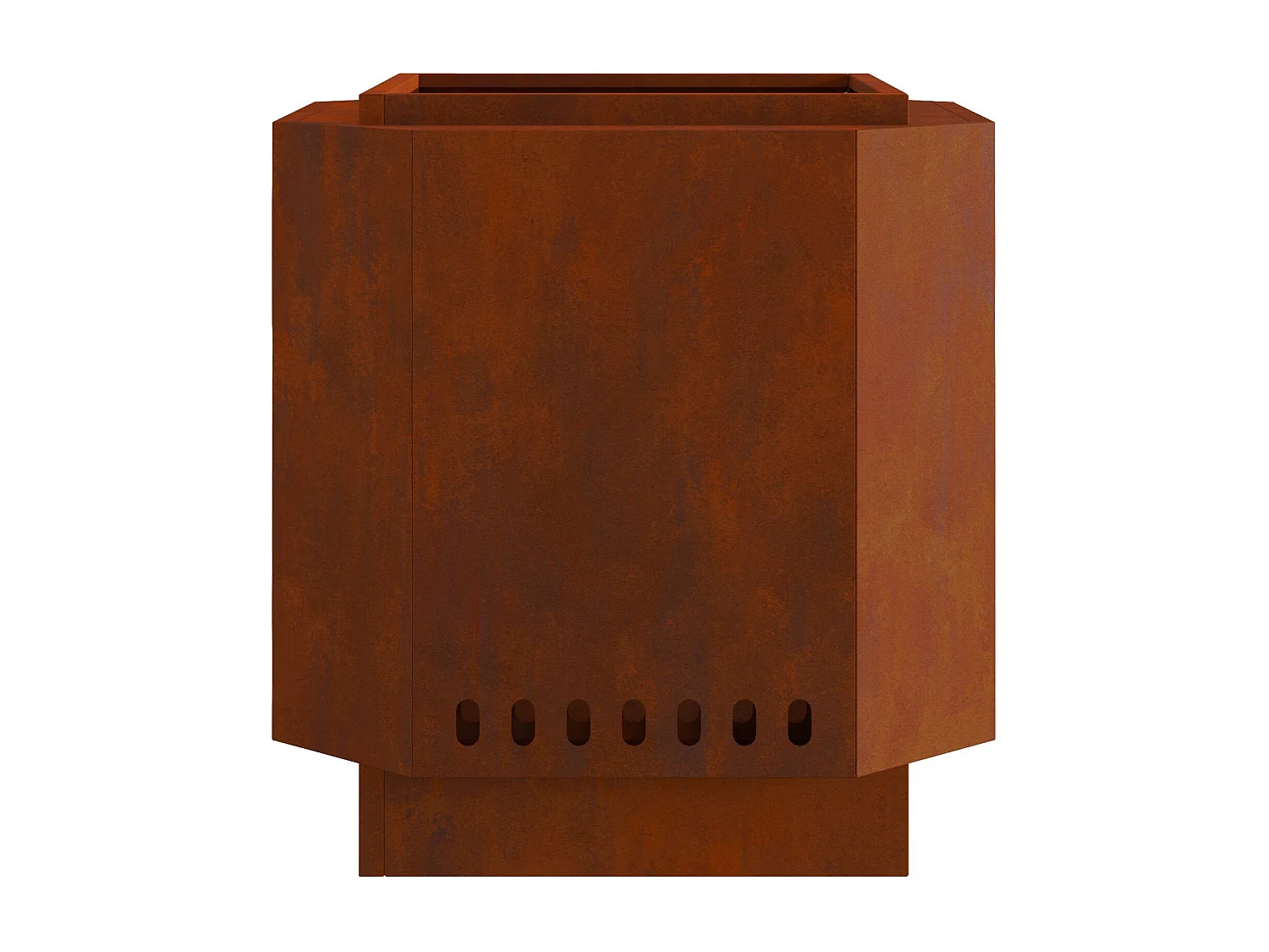 Hoguera Sin Humo Marrón 48 x 48 x 51 cm Acero autopatinable