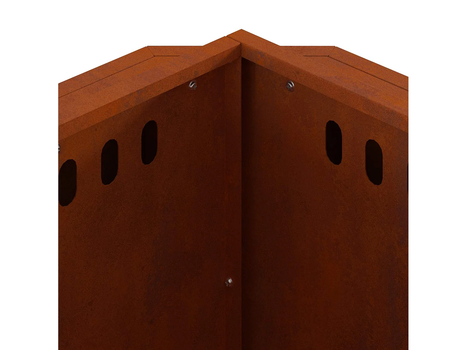 Hoguera Sin Humo Marrón 48 x 48 x 51 cm Acero autopatinable