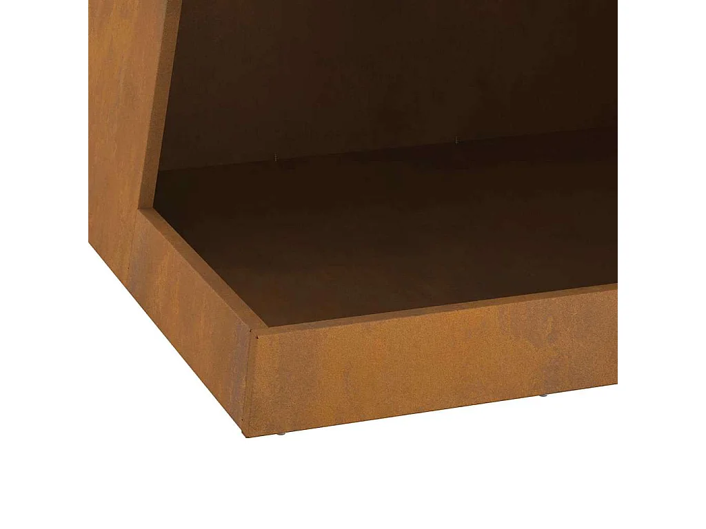 Braise Marron 50 x 50 x 100 cm Acier