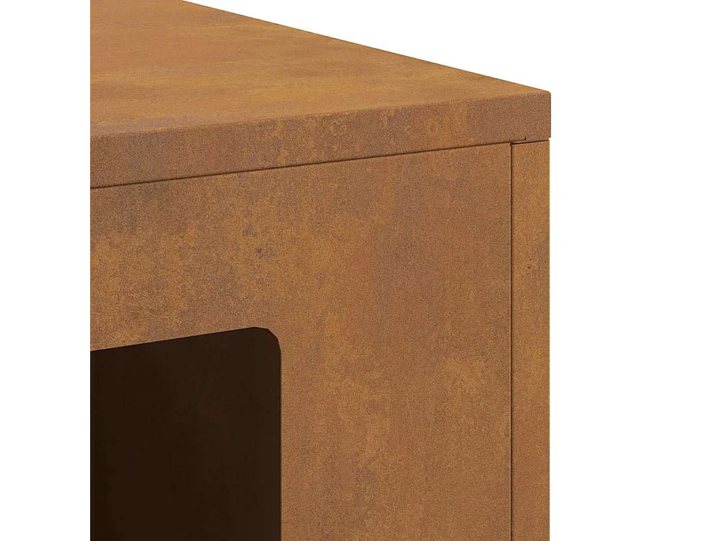 Braise Marron 60 x 40 x 96 cm Acier