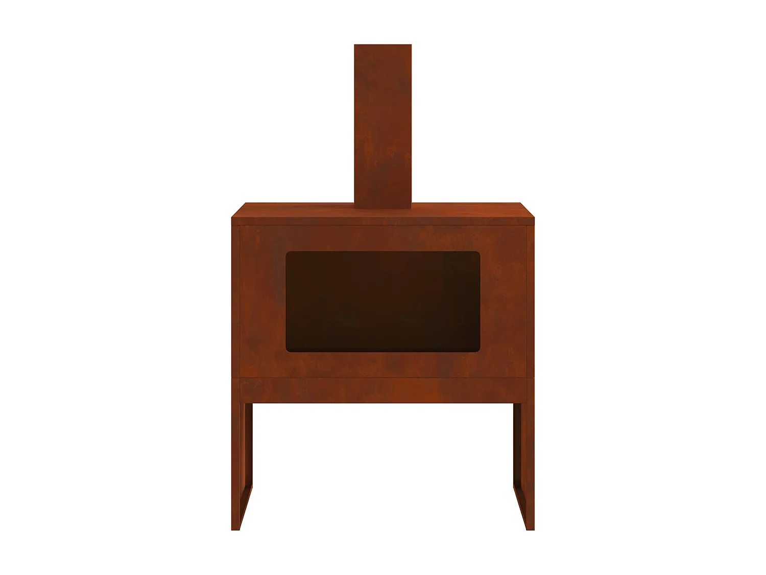 Hoguera Marrón 60 x 40 x 96 cm Acero autopatinable