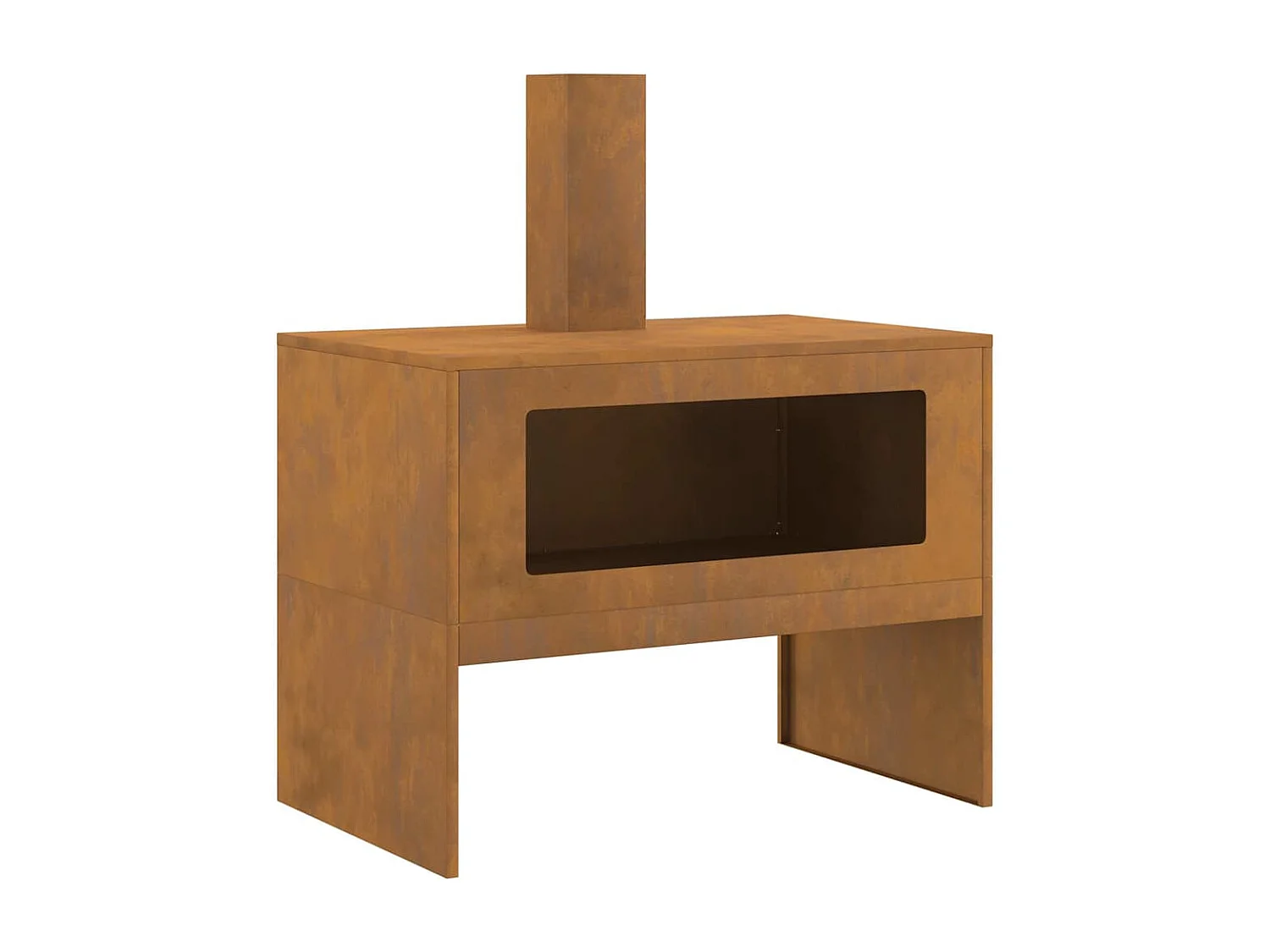 Braise Marron 80 x 50 x 96 cm Acier