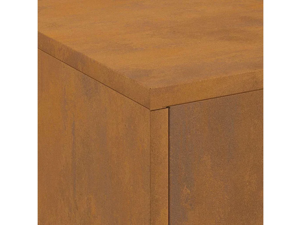 Braise Marron 80 x 50 x 96 cm Acier