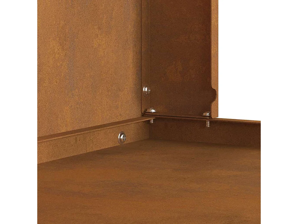 Braise Marron 80 x 50 x 96 cm Acier