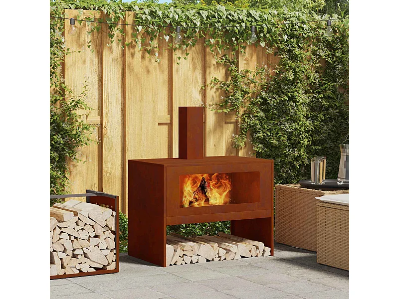 Focolare Marrone 80 x 50 x 96 cm