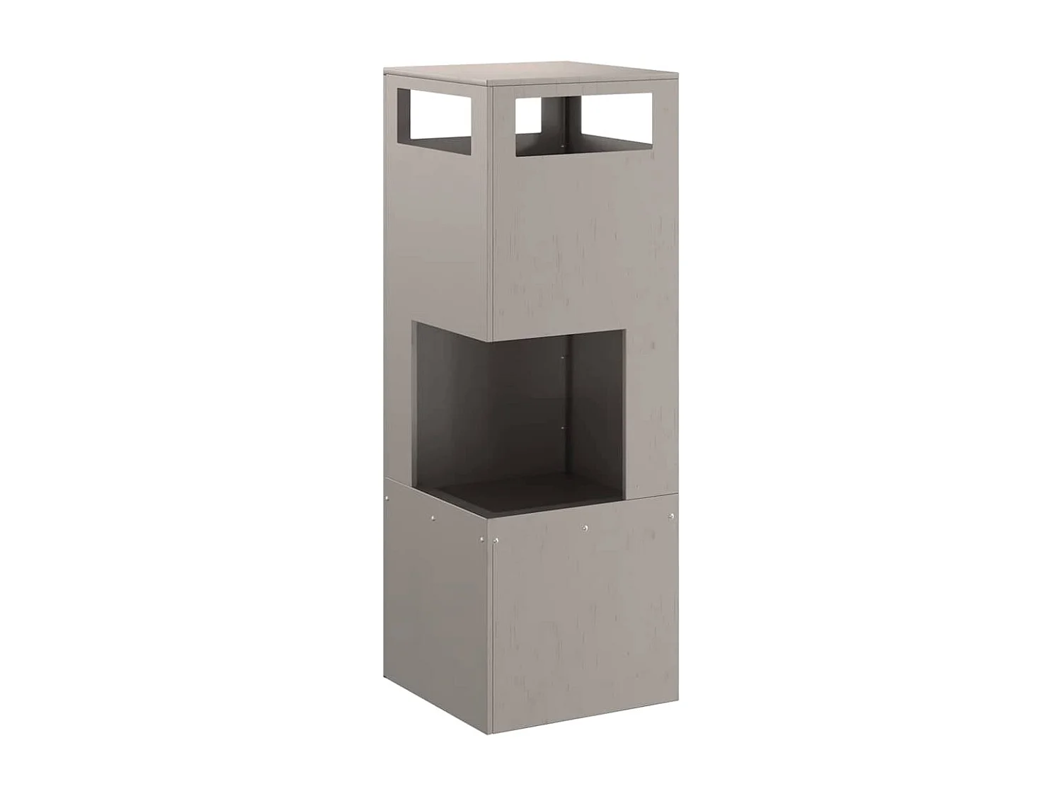 Braise Marron 35 x 35 x 100 cm Acier