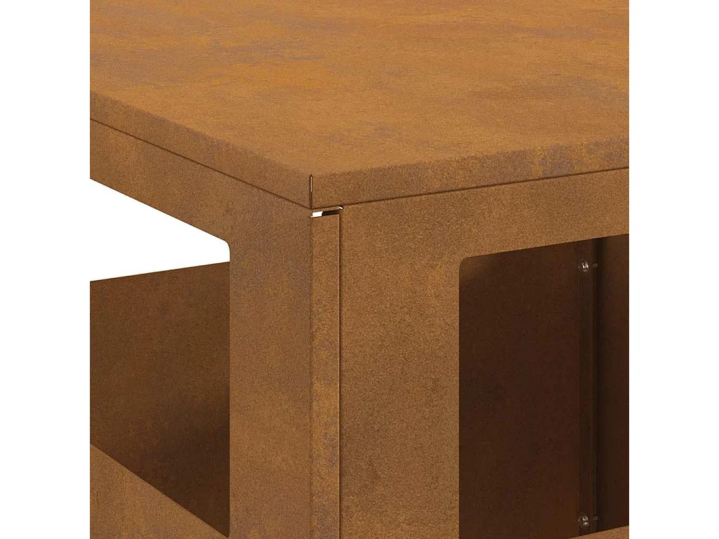 Braise Marron 35 x 35 x 100 cm Acier