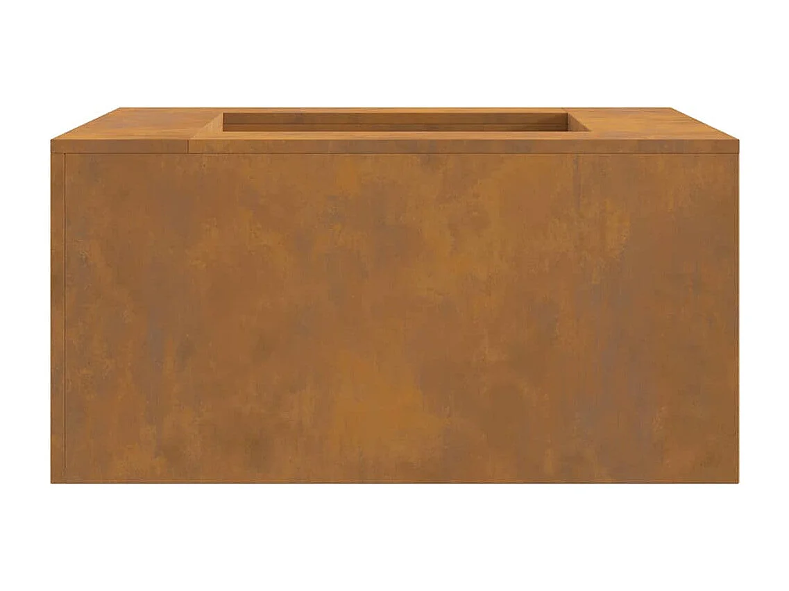 Braise Marron 80 x 80 x 40 cm Acier résistant aux intempéries