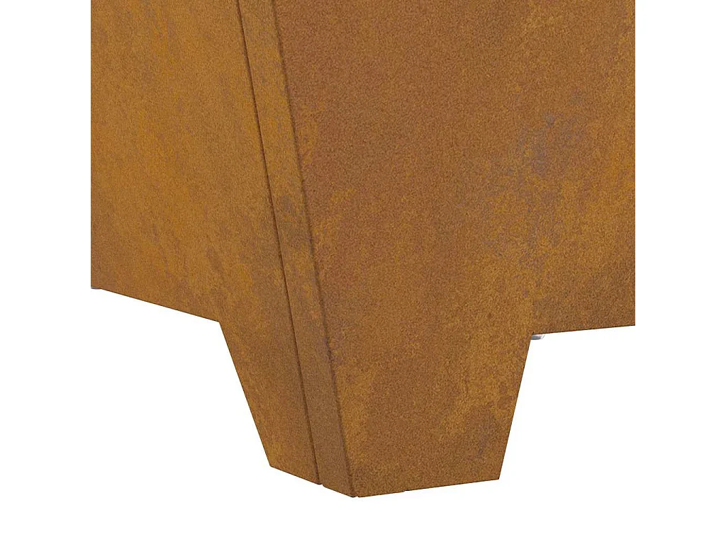 Braise Marron 60 x 60 x 30 cm Acier