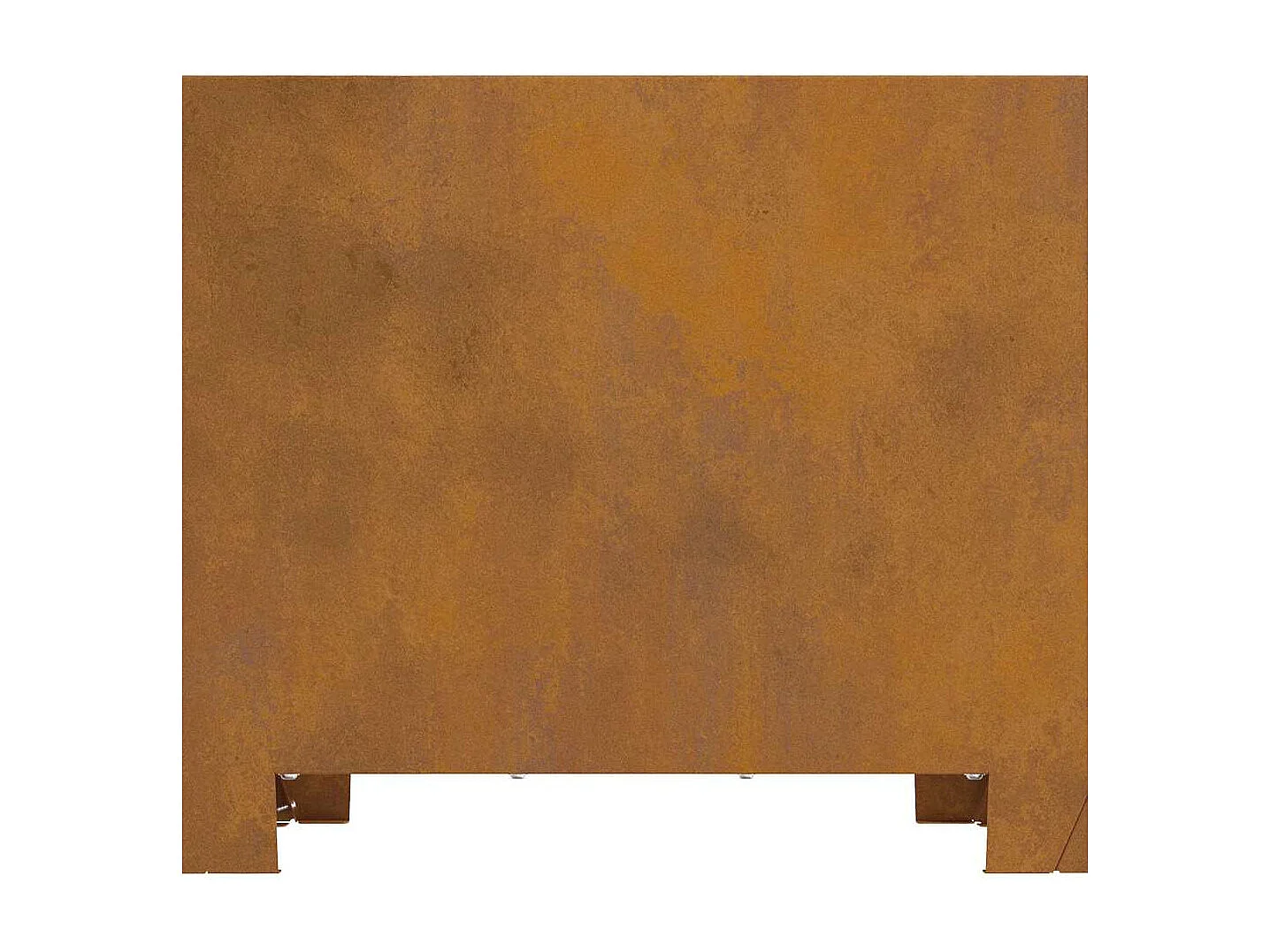 Braise Marron 60 x 60 x 30 cm Acier