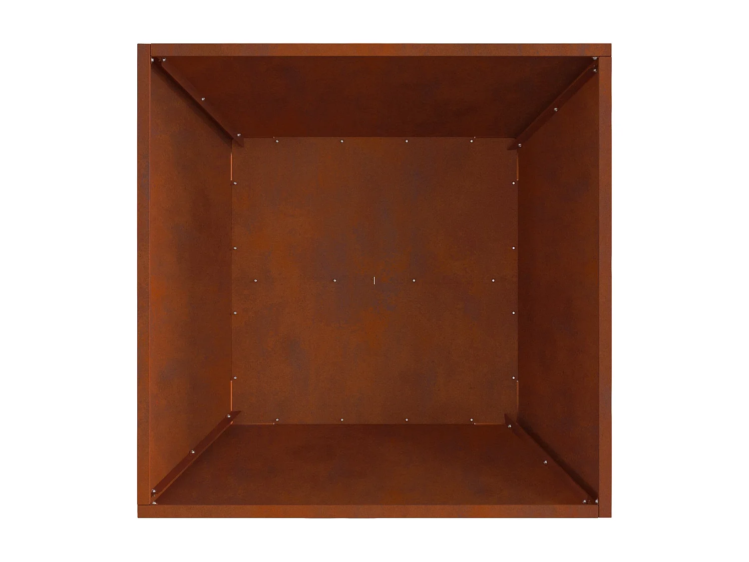 Hoguera Marrón 60 x 60 x 30 cm Acero al carbono