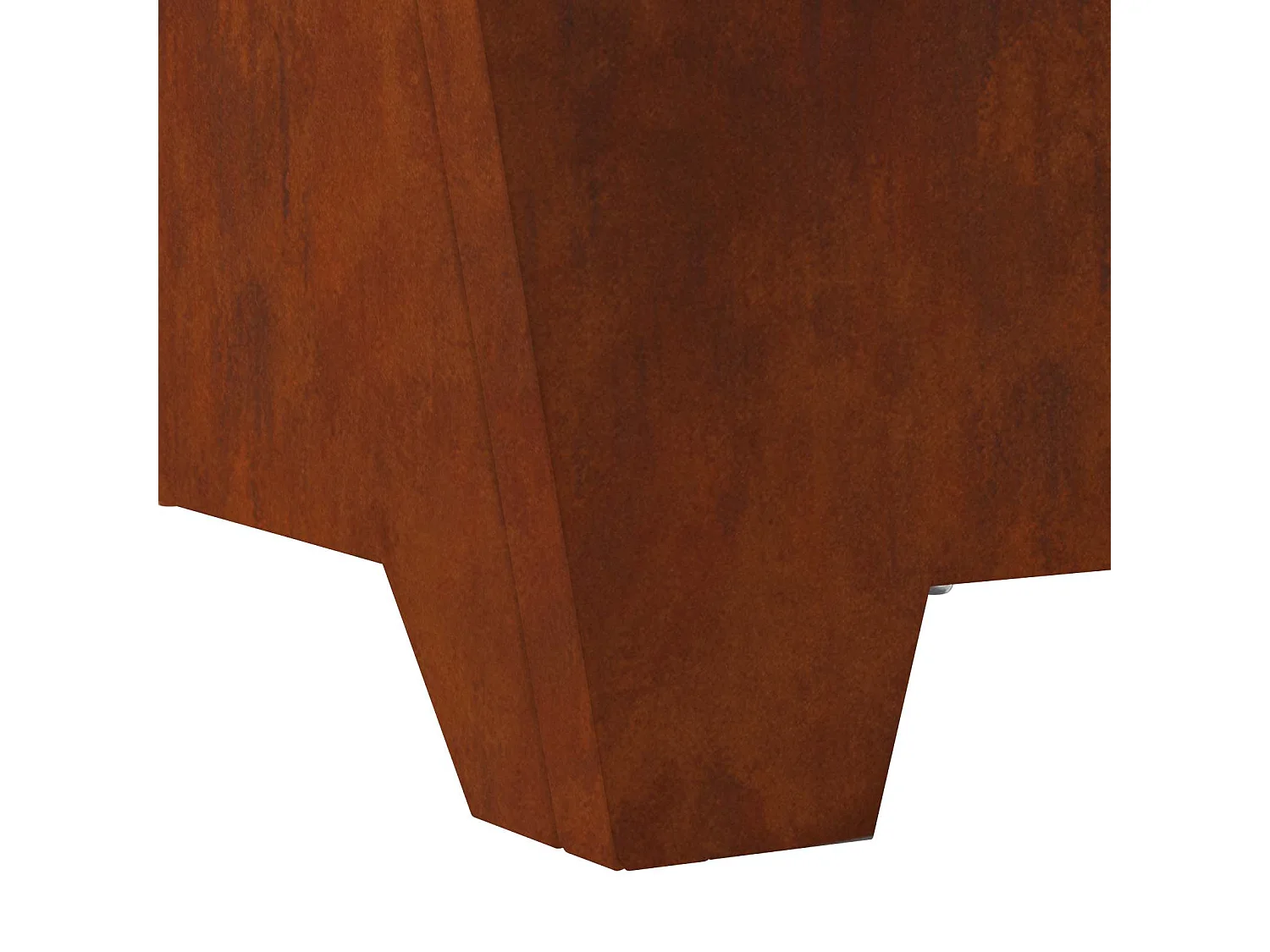 Focolare Marrone 60 x 60 x 30 cm Acciaio CorTen