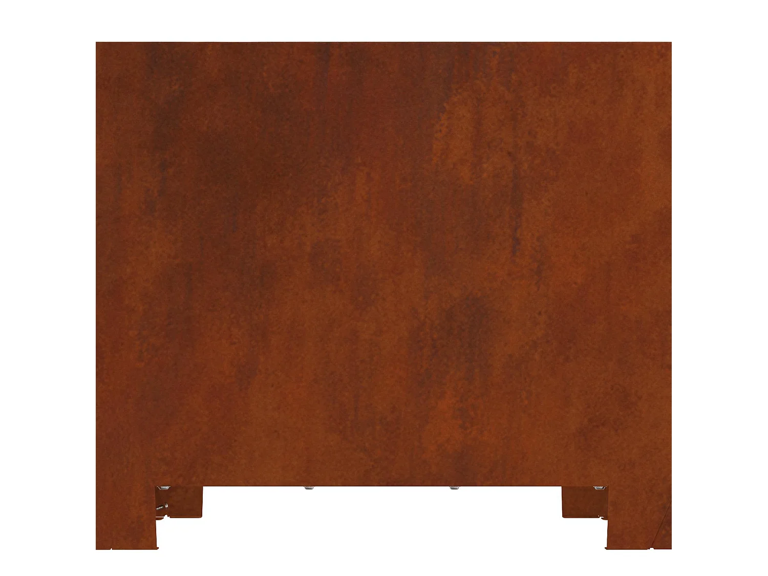 Focolare Marrone 60 x 60 x 30 cm Acciaio CorTen