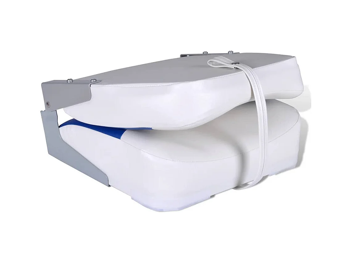 vidaXL Sièges de bateau 2 pcs Dossier pliable avec oreiller 41x36x48cm