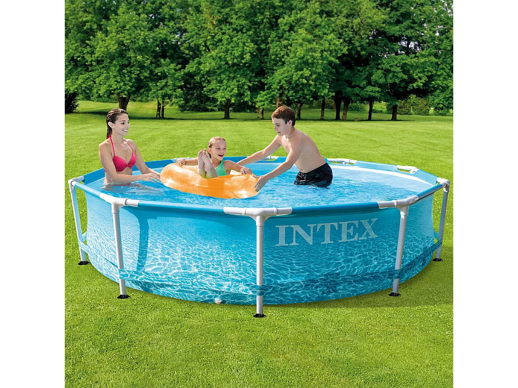 Piscina redonda Beachside Frame Intex 28206NP +6A D305x76 cm