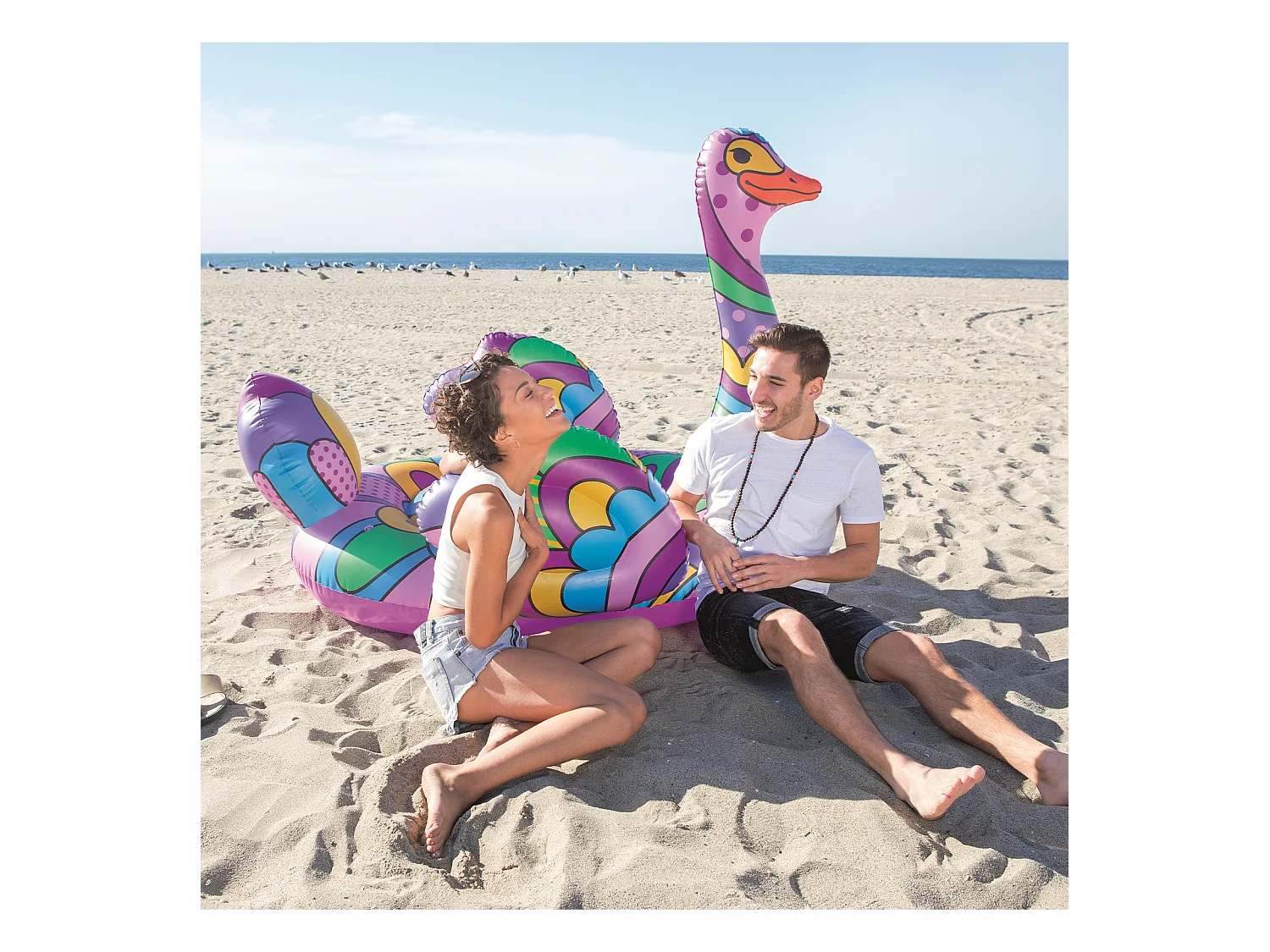 Flotador Avestruz 190x166 cm