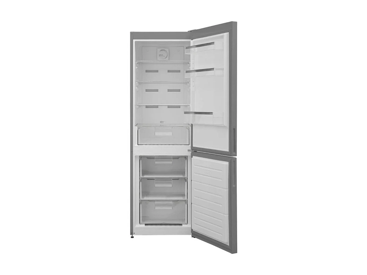 Frigorífico combi New Pol NWC189l No Frost 295L E inox 186 cm