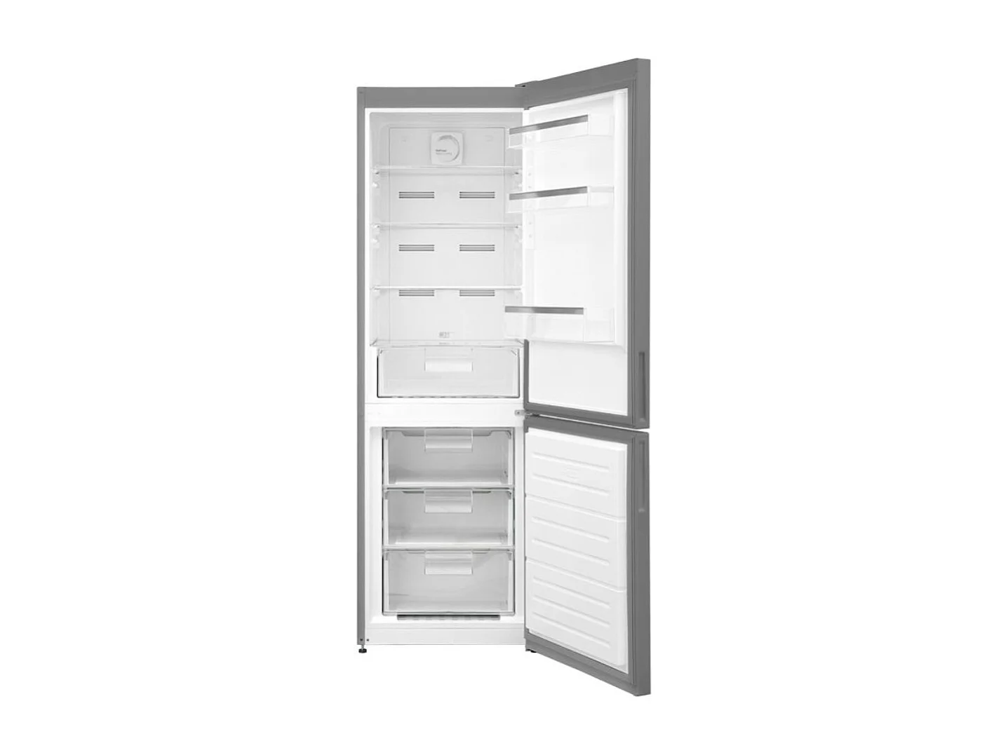 Frigorífico combi New Pol NWC189l No Frost 295L E inox 186 cm