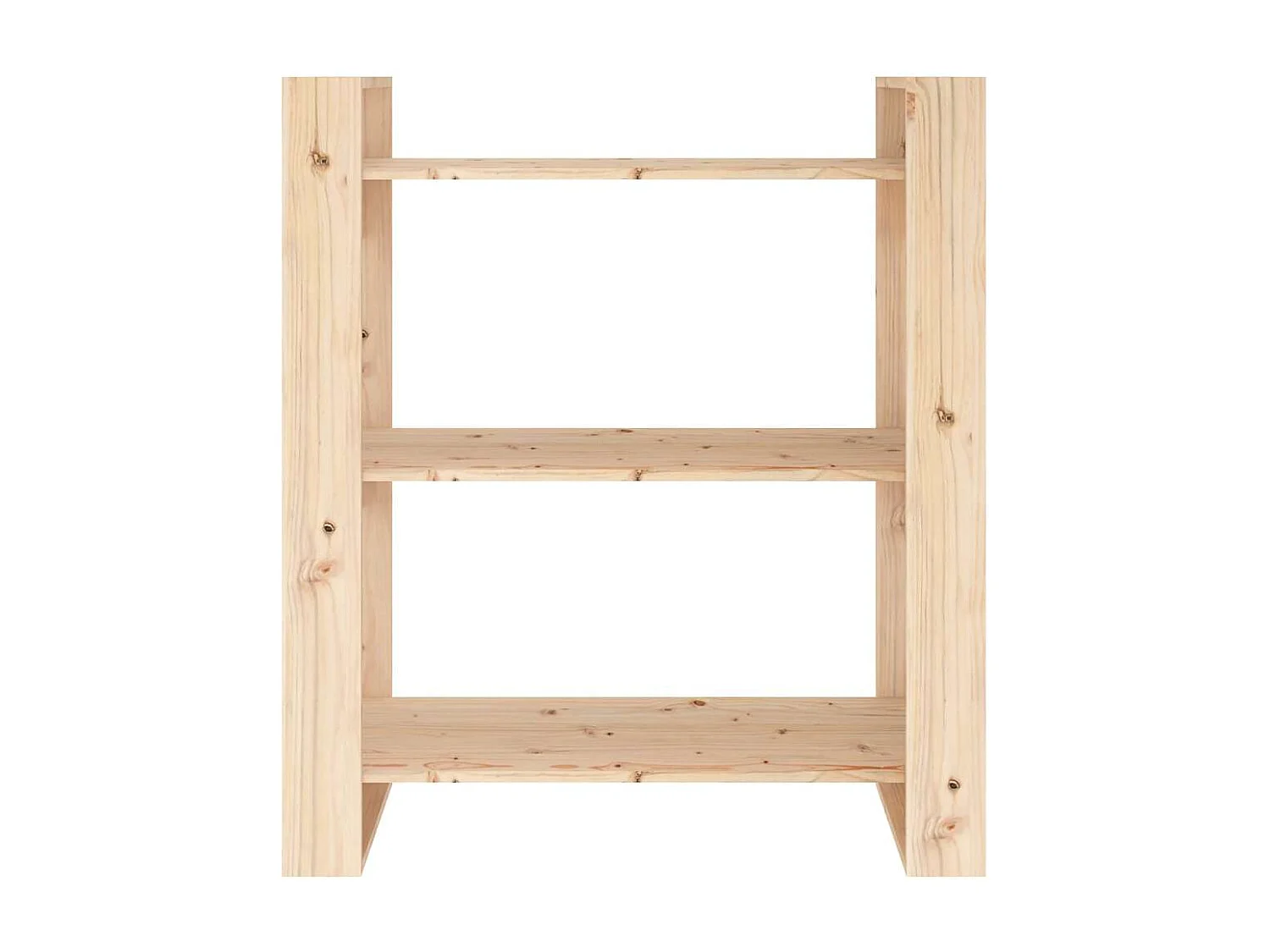 Bücherregal/Raumteiler 80 x 35 x 91 cm Massivholz Kiefer