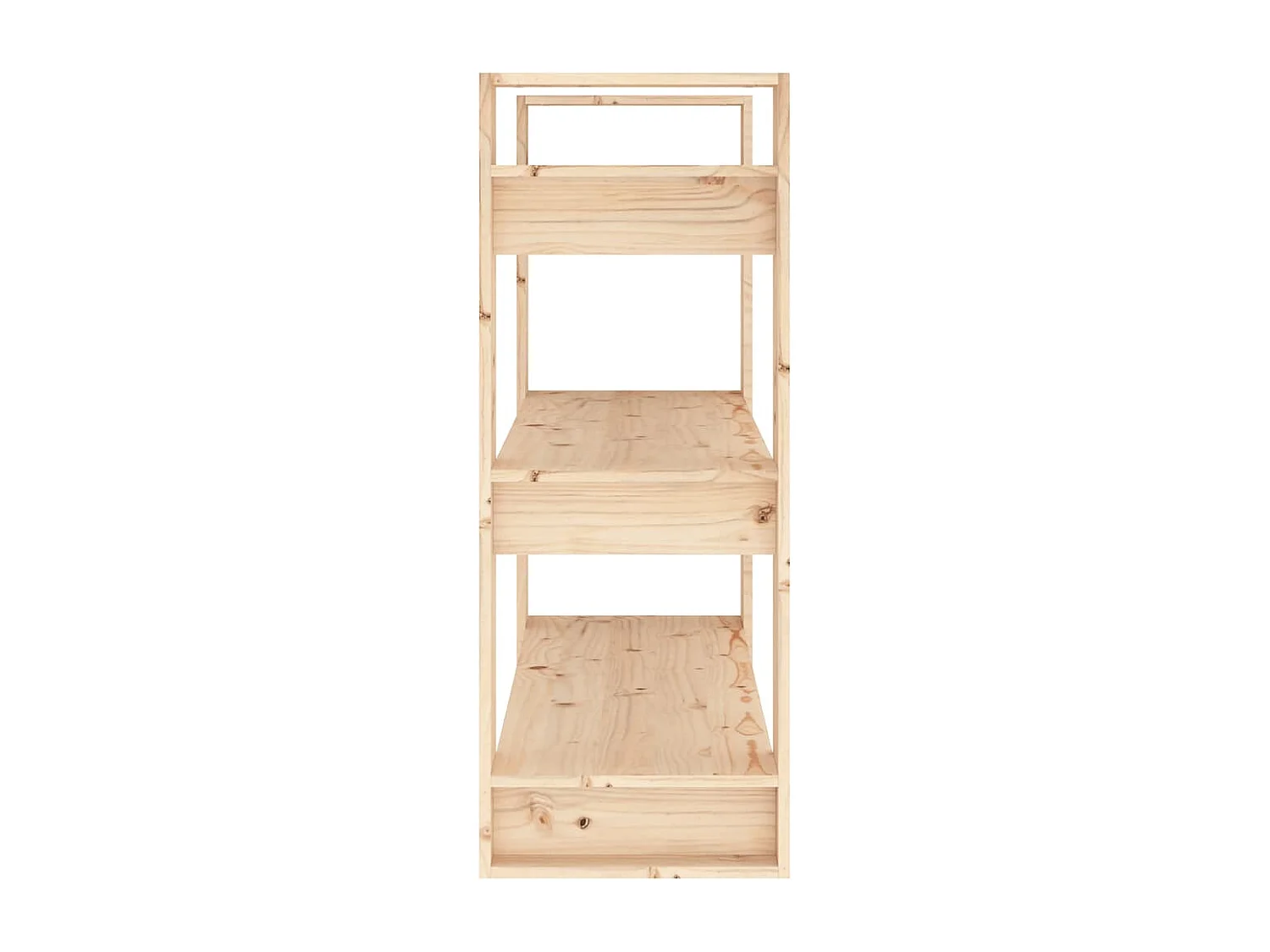 Bibliothèque/Séparateur de pièce 80x35x91 cm Bois massif Pin