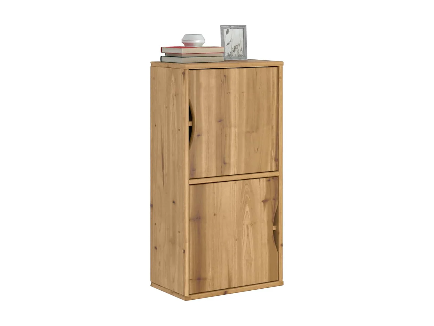 Beistellschrank ODDA 40x24x79 cm Massivholz Kiefer