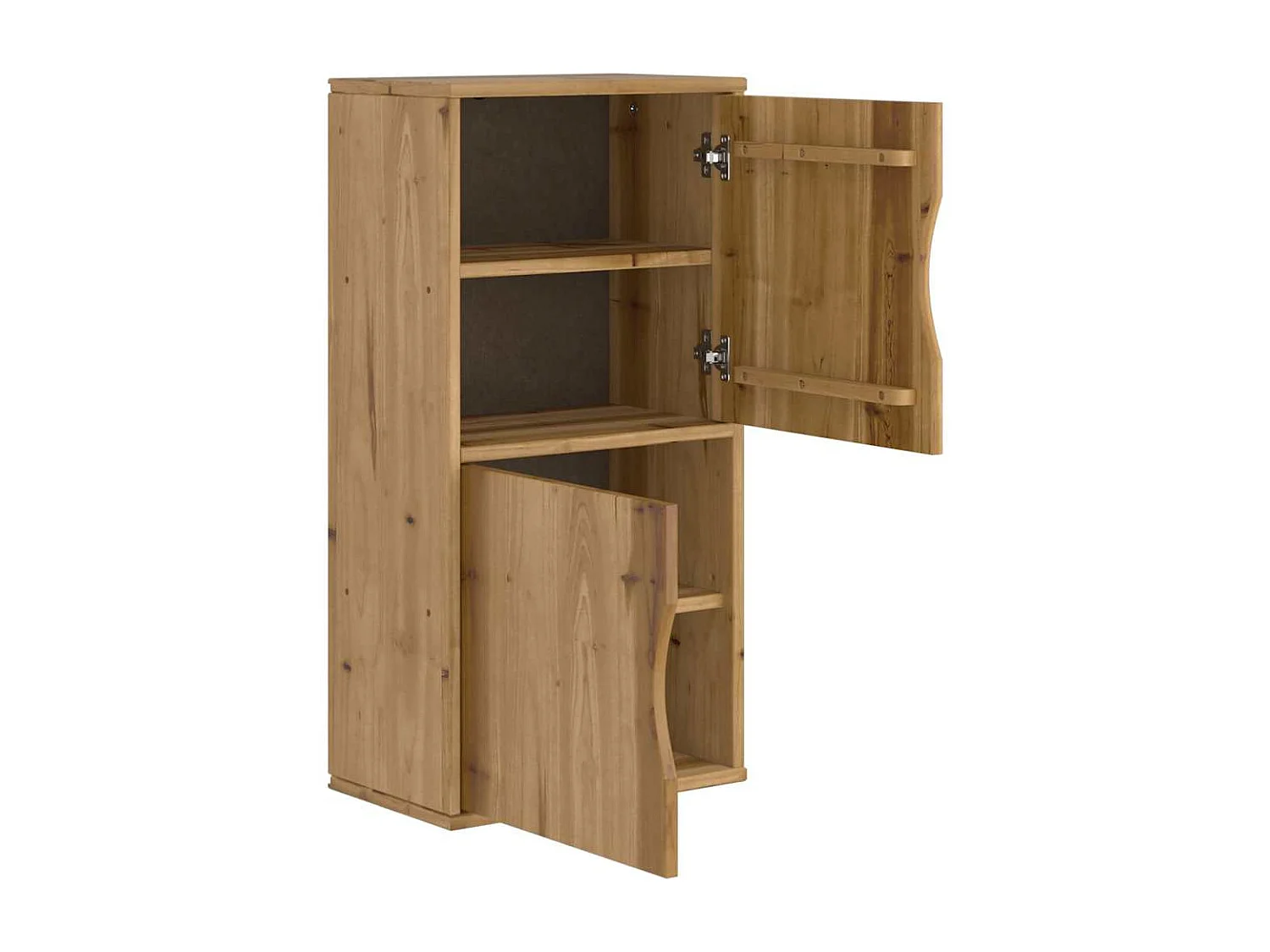 Beistellschrank ODDA 40x24x79 cm Massivholz Kiefer
