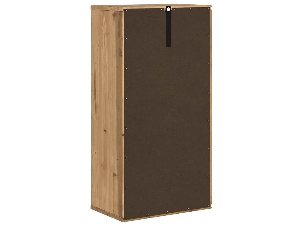 Beistellschrank ODDA 40x24x79 cm Massivholz Kiefer