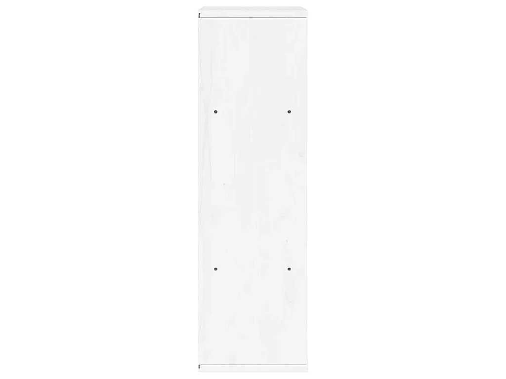 Bijzetkast ODDA 40x24x79 cm massief grenenhout wit