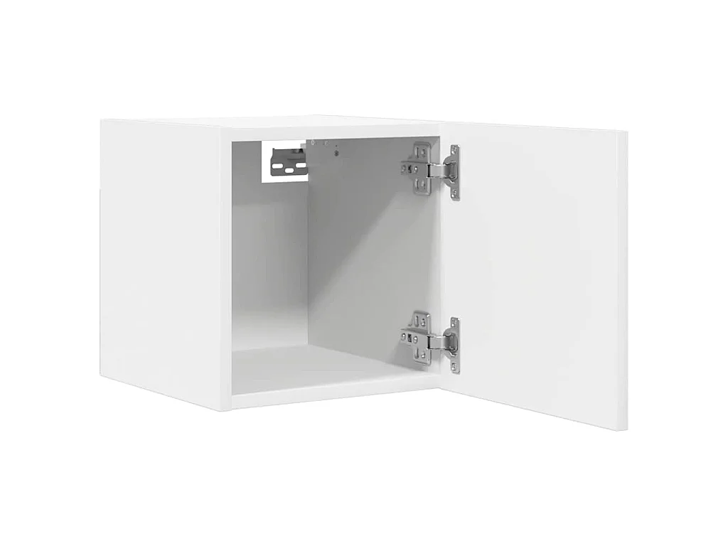 Meubles TV muraux 4 pcs Blanc 30,5x30x30 cm