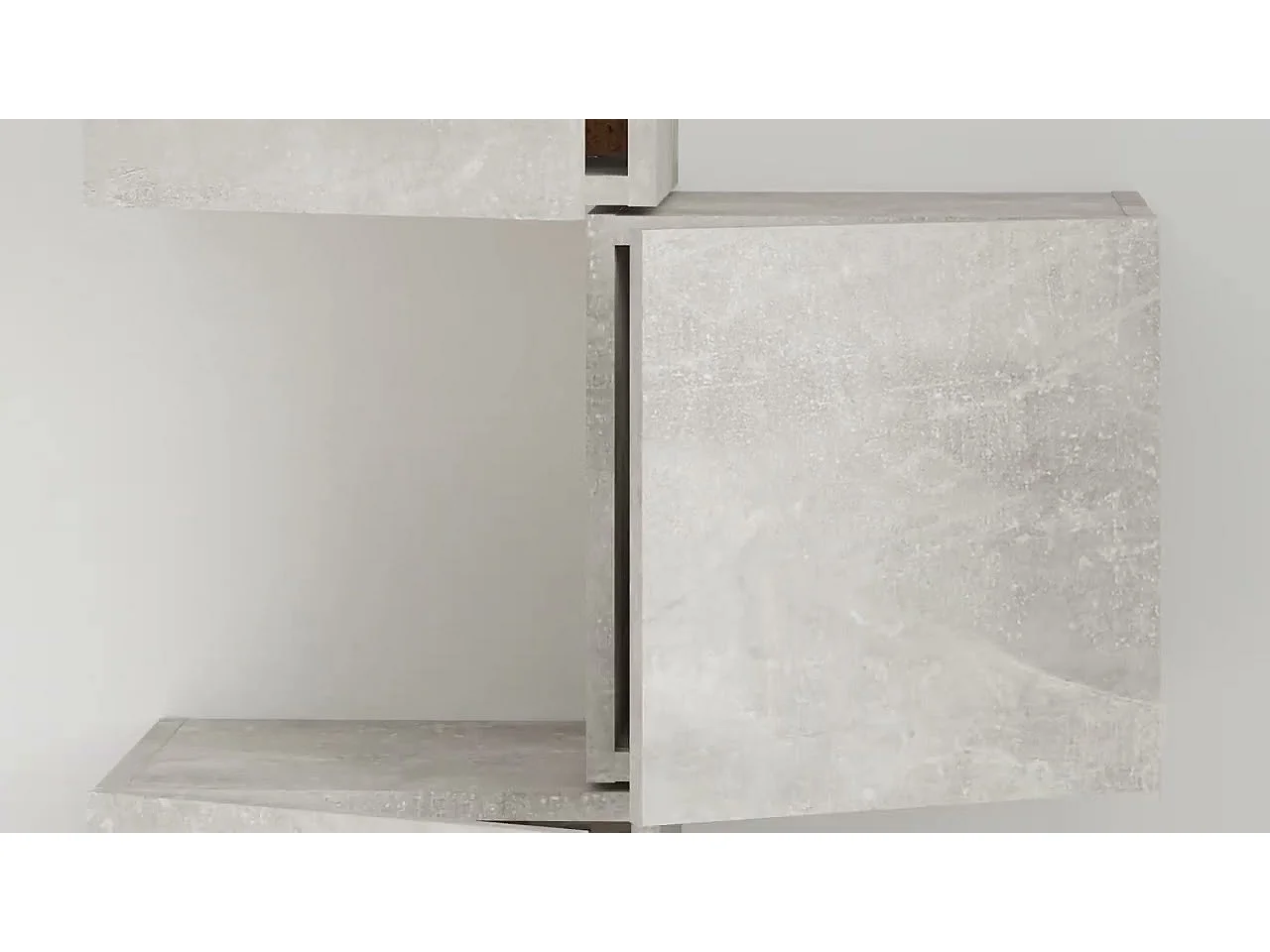 Meubles TV muraux 4 pcs Gris béton 30,5x30x30 cm