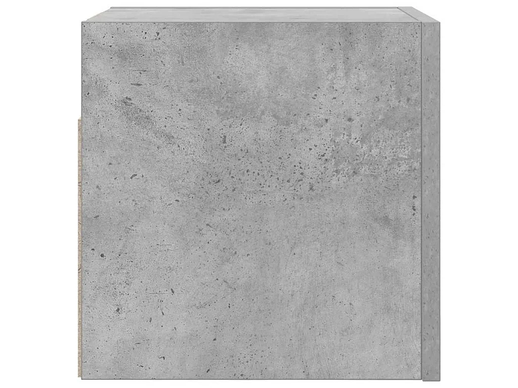 Muebles de salón de pared 4 uds gris hormigón 30,5x30x30 cm