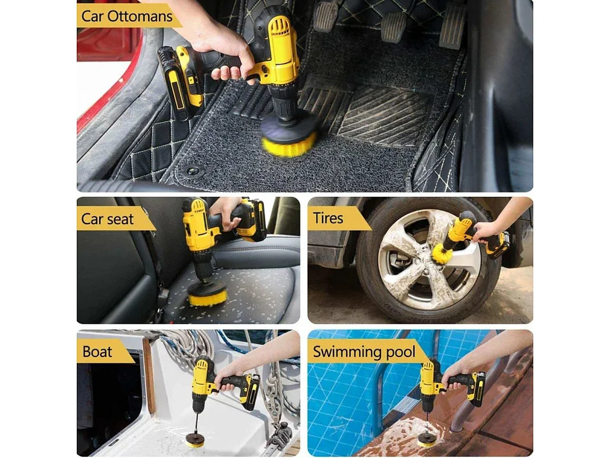 Set de cepillos para taladro 13 piezas