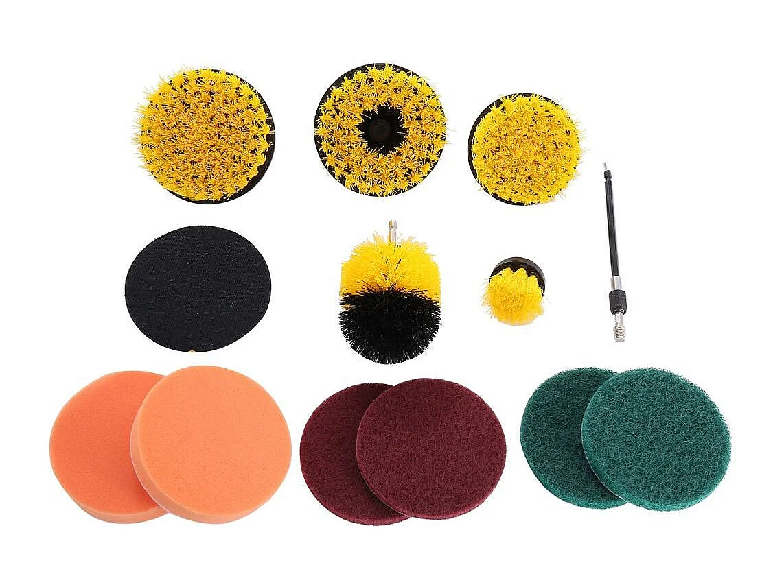 Set de cepillos para taladro 13 piezas