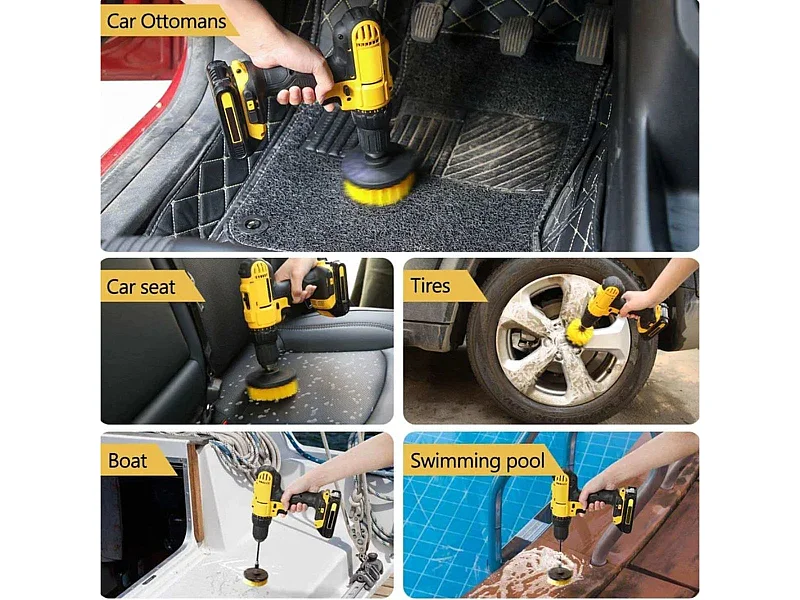 Set de cepillos para taladro 13 piezas