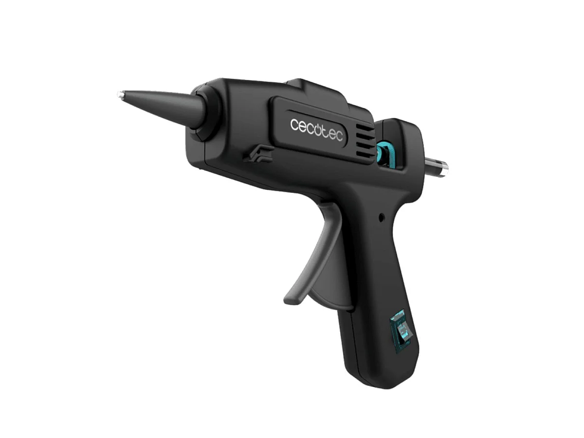 Pistola de silicona Cecotec Perfect Fix 20W 80 barras negro