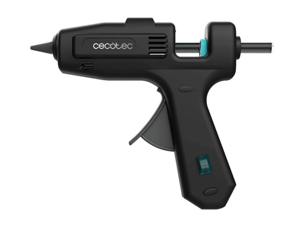 Pistola de silicona Cecotec Fix 100 Pro 100W + 80 barras negro