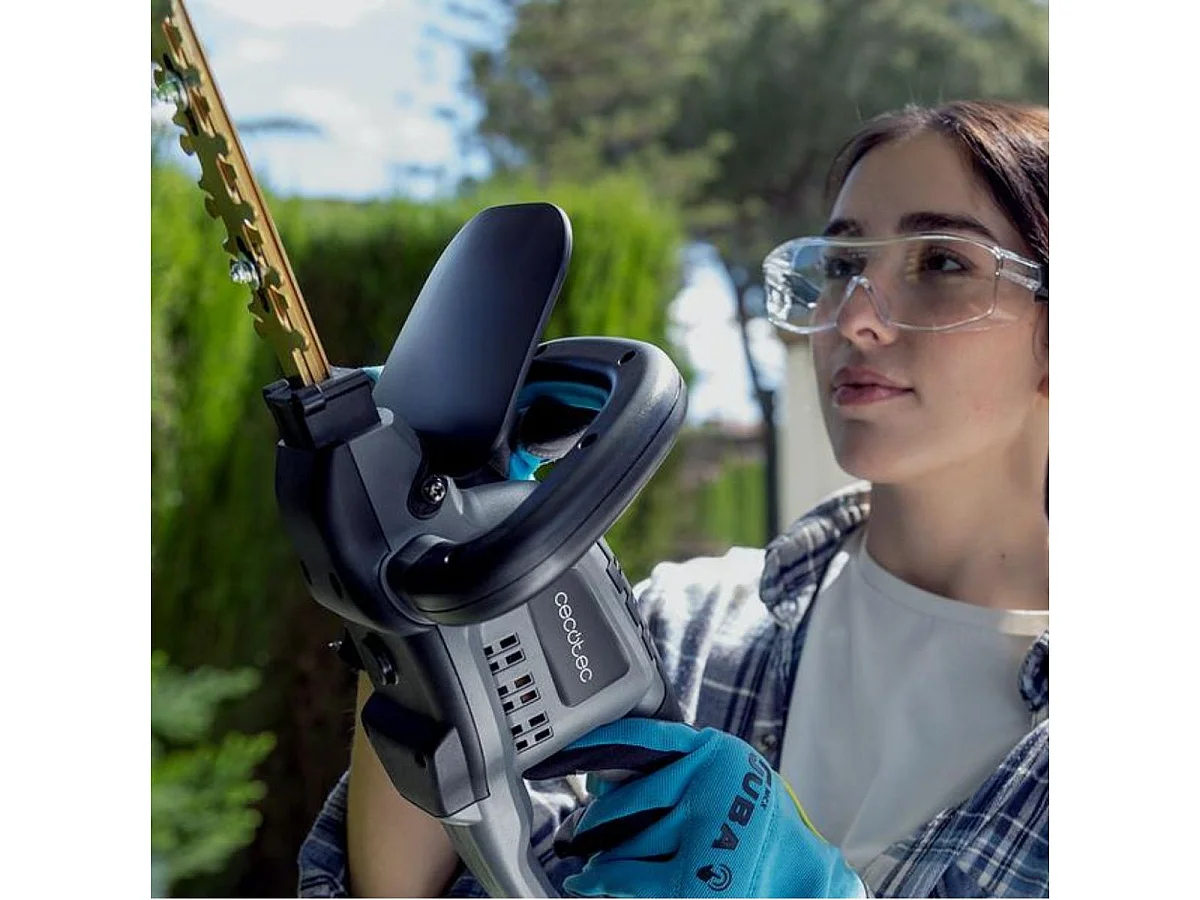 Cortasetos eléctrico Cecotec TitaniumSword 4500 Freemove inalámbrico 45 cm