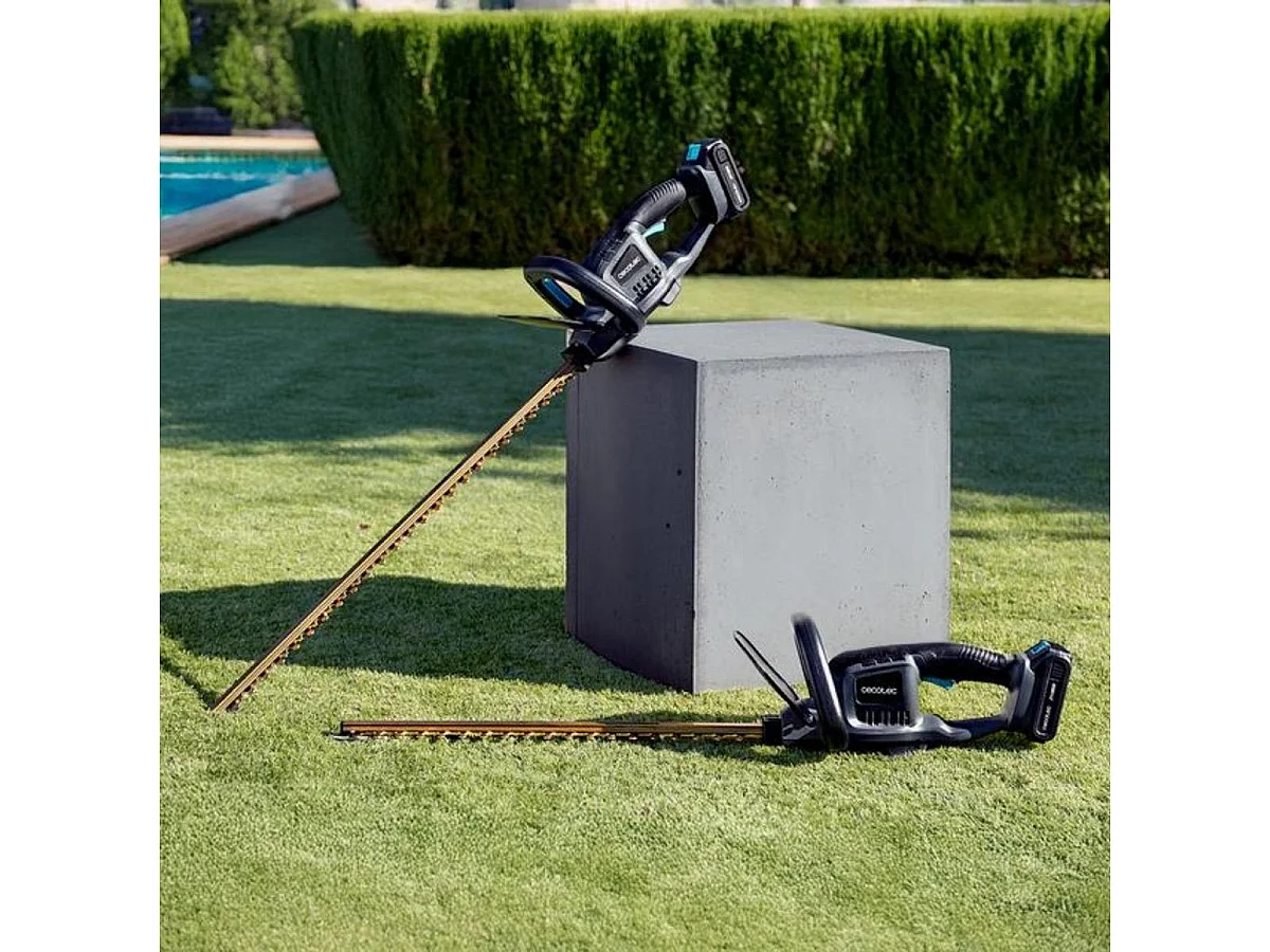 Cortasetos eléctrico Cecotec TitaniumSword 4500 Freemove inalámbrico 45 cm