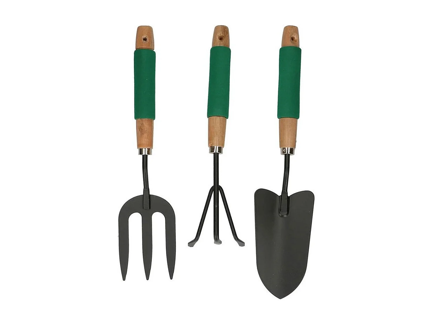 Set 3 herramientas de jardinería Kinzo con mango de espuma