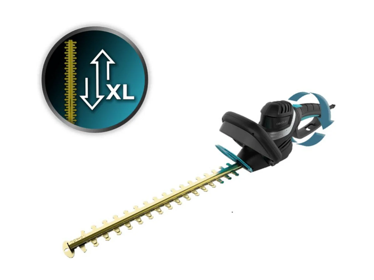 Cortasetos eléctrico Cecotec TitaniumSword 610 XL con cable 61 cm