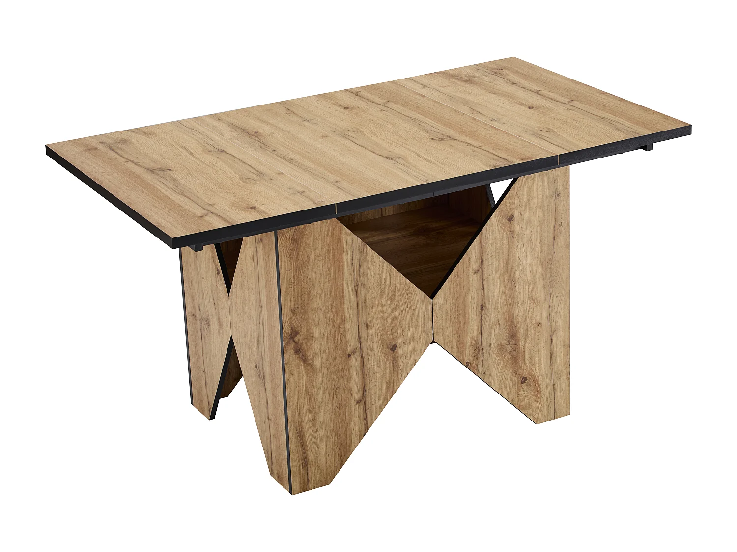 Mesa de comedor MDF madera marrón 138,5x80 cm 4-6 personas cocina salón
