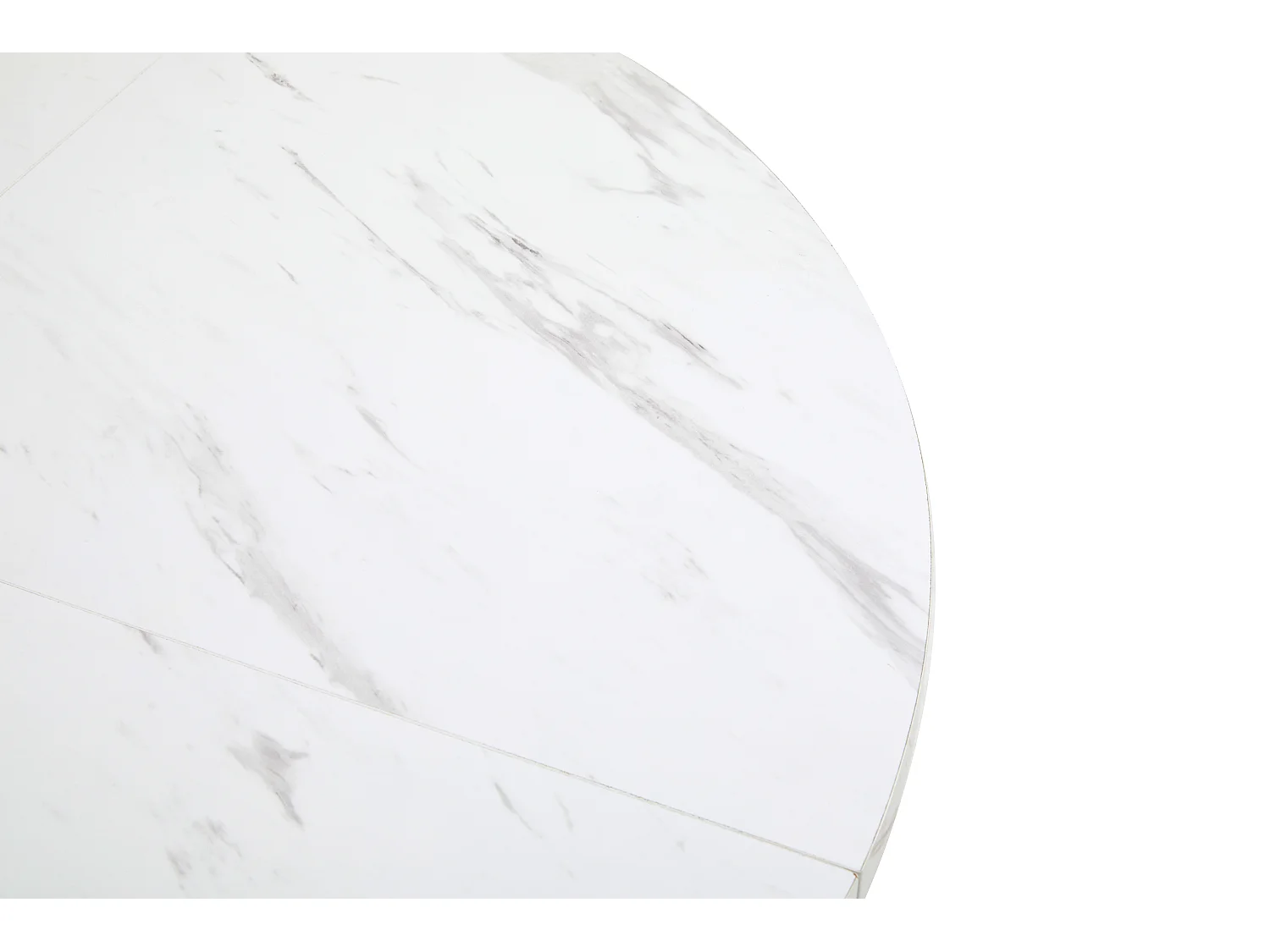 Mesa redonda MDF metal 100 cm design moderno cozinha sala branco ouro