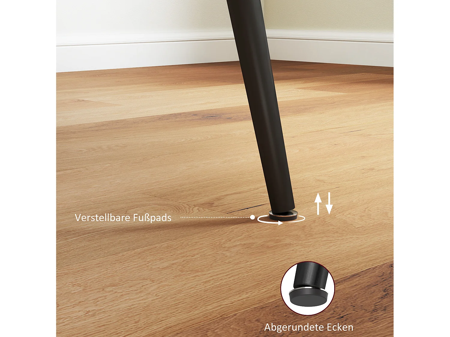 Mesa de Jantar Extensível Madeira e Metal 120-160x75 cm 6-8 Pessoas Sala Cozinha Natural