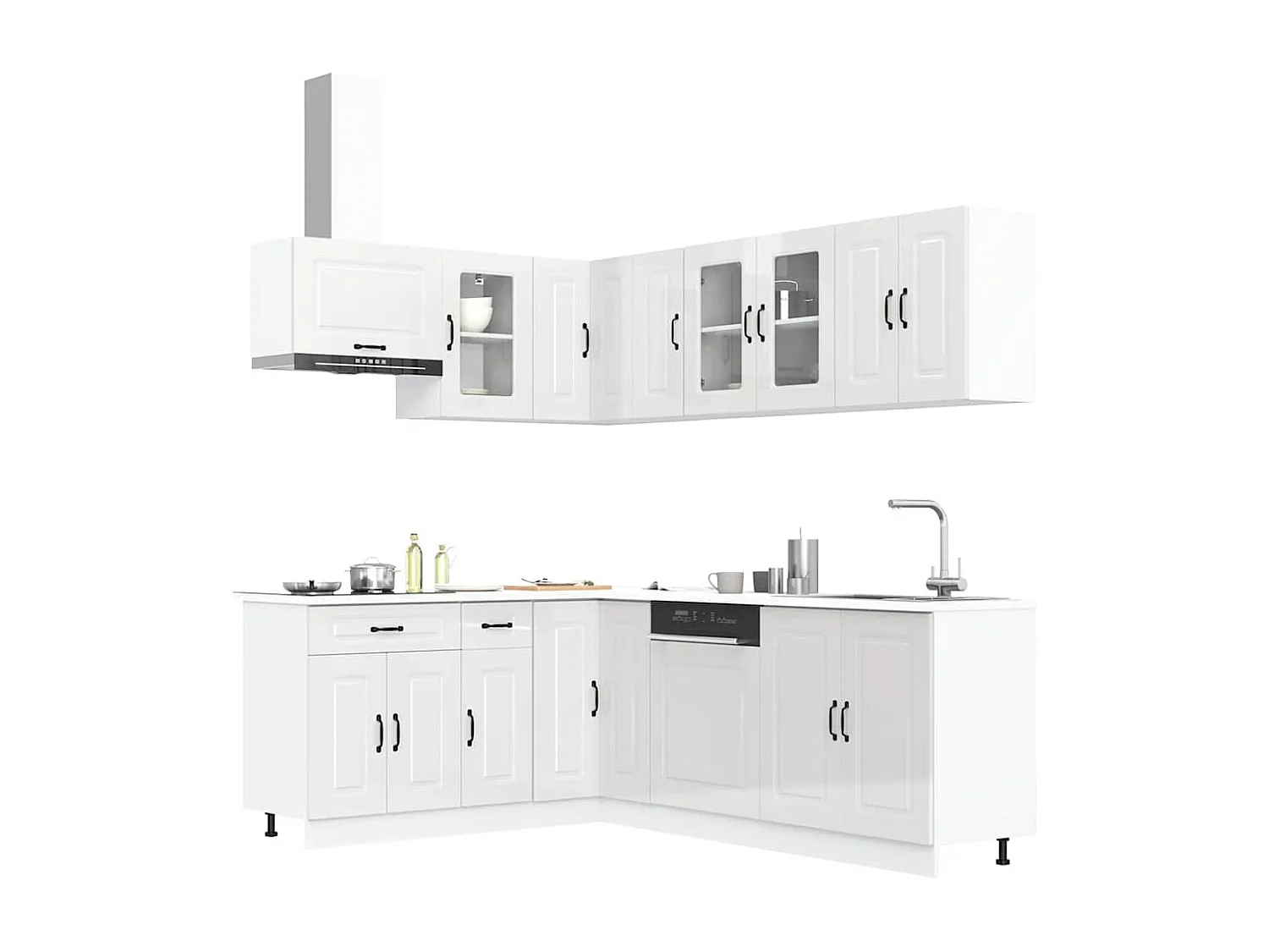 Ensemble d'armoires de cuisine 11 pcs Kalmar bois d'ingénierie