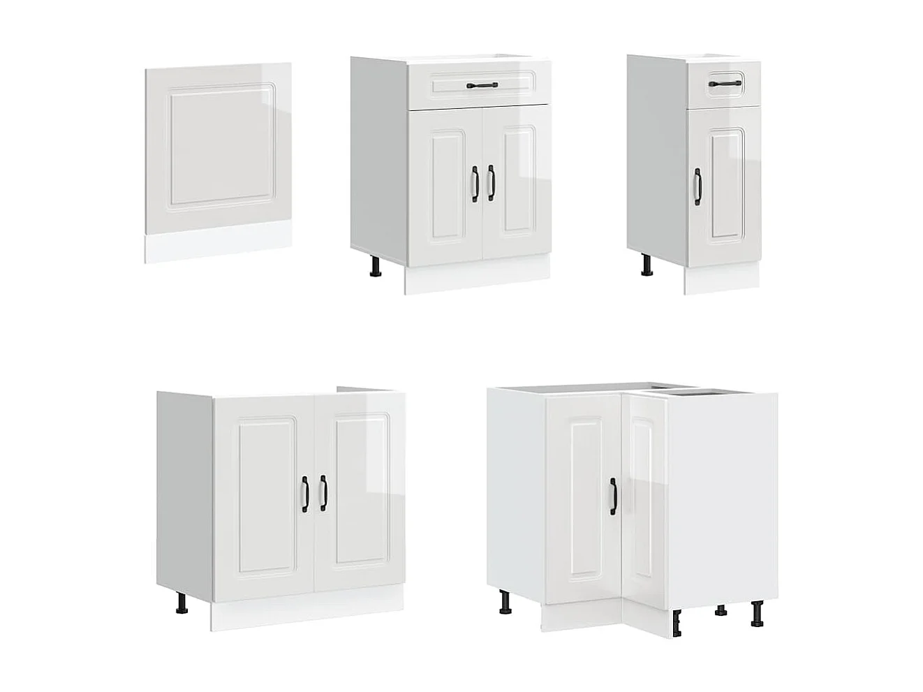 Ensemble d'armoires de cuisine 11 pcs Kalmar bois d'ingénierie