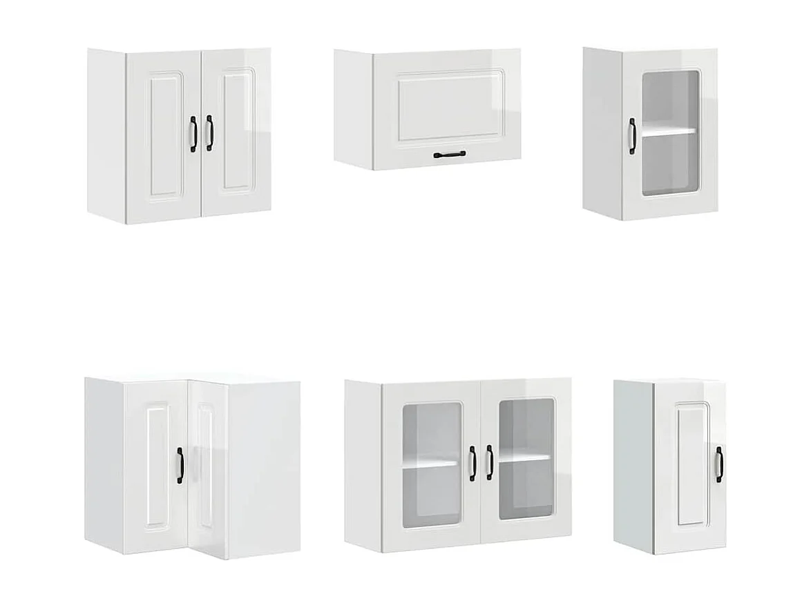 Ensemble d'armoires de cuisine 11 pcs Kalmar bois d'ingénierie