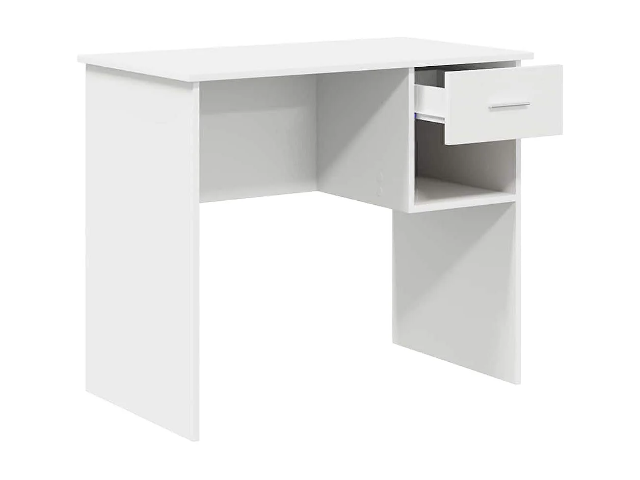 Scrivania con cassetto Bianco 90 x 49 x 75 cm Legno multistrato