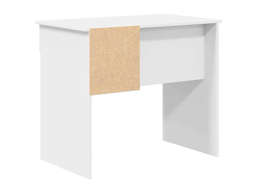 Bureau avec tiroir Blanc 90 x 49 x 75 cm Bois d'ingénierie